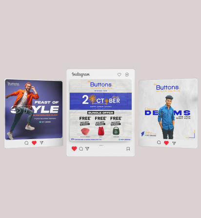 social media posts branding